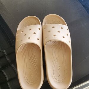 CROCS Tan Mules Classic Clog Design